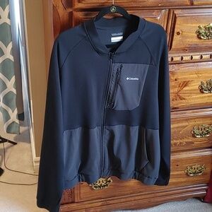 Men's Columbia Black & Gray Full Zip Jacket Size 3X